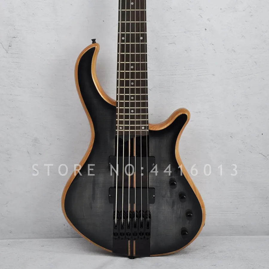 Высокое качество, Заводская Mayones бас 6 струны с верхом из обожжённого Клёна с ясень корпус для электрической бас-гитары музыкальный инстумент магазин