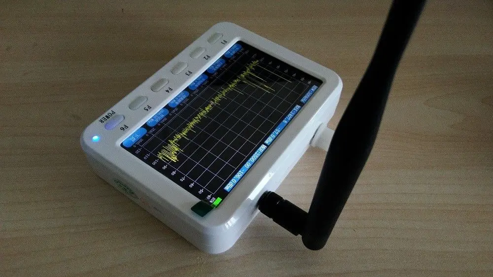 Новое поступление 2,3 GHz~ 2,9G " lcd обработанный RF анализатор спектра SPAN/RBW/CENT/MARKER MAXHOLD