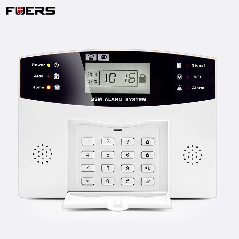 Фото FUERS DP500 GSM Wireless Home Security Alarm System Metal Remote Control Door Sensor Wired Siren Kit SIM SMS Безопасность и FUERS DP500 GSM Wireless Home Security Alarm System Metal Remote Control Door Sensor Wired Siren Kit SIM SMS Безопасность и