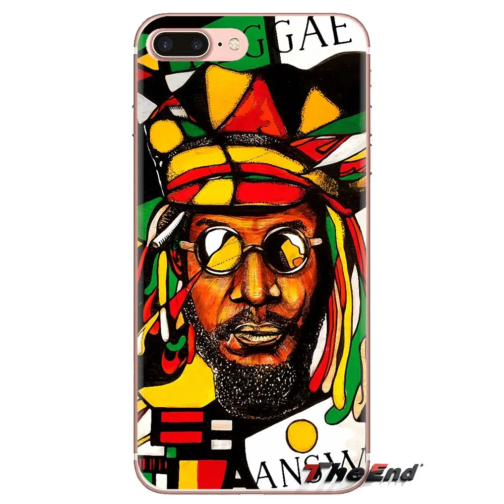 Корпус для Xiaomi Mi3 Samsung A10 A30 A40 A50 A60 A70 Galaxy S2 Note 2 Grand Core Prime Cori Reith rasta lion рэгги Боб Марли |