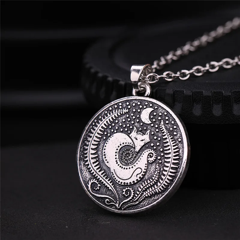 Подвеска в виде животного Skyrim Teen Fox Triquetra Fenrir ожерелье Винтажные Ювелирные