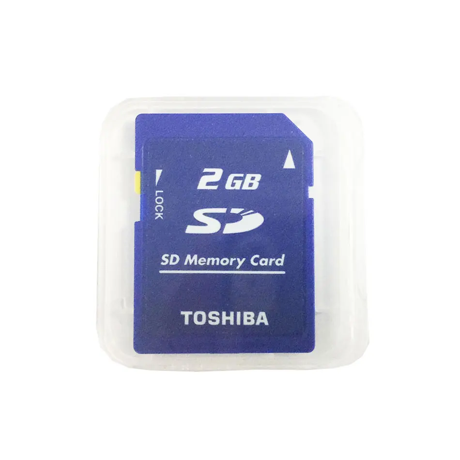 Toshiba 2 Гб Class2 SD-M02G SD карты Стандартный безопасный слот для карт памяти цифровых