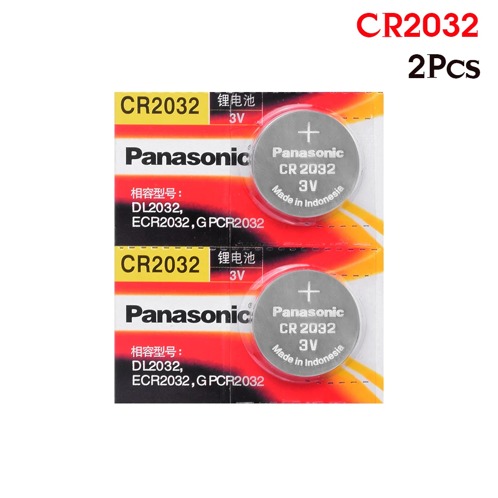 PANASONIC 2 шт. cr2032 DL2032 ECR2032 5004LC KCR2032 BR2032 3v батарея таблеточного типа монета Игрушечная машина с аккумулятором аккумулятор для телефона
