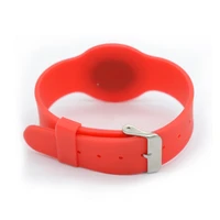 hot sale 125khz em4305 rifd bracelet smart silicone wristband watch type waterproof closed loop wrist strape