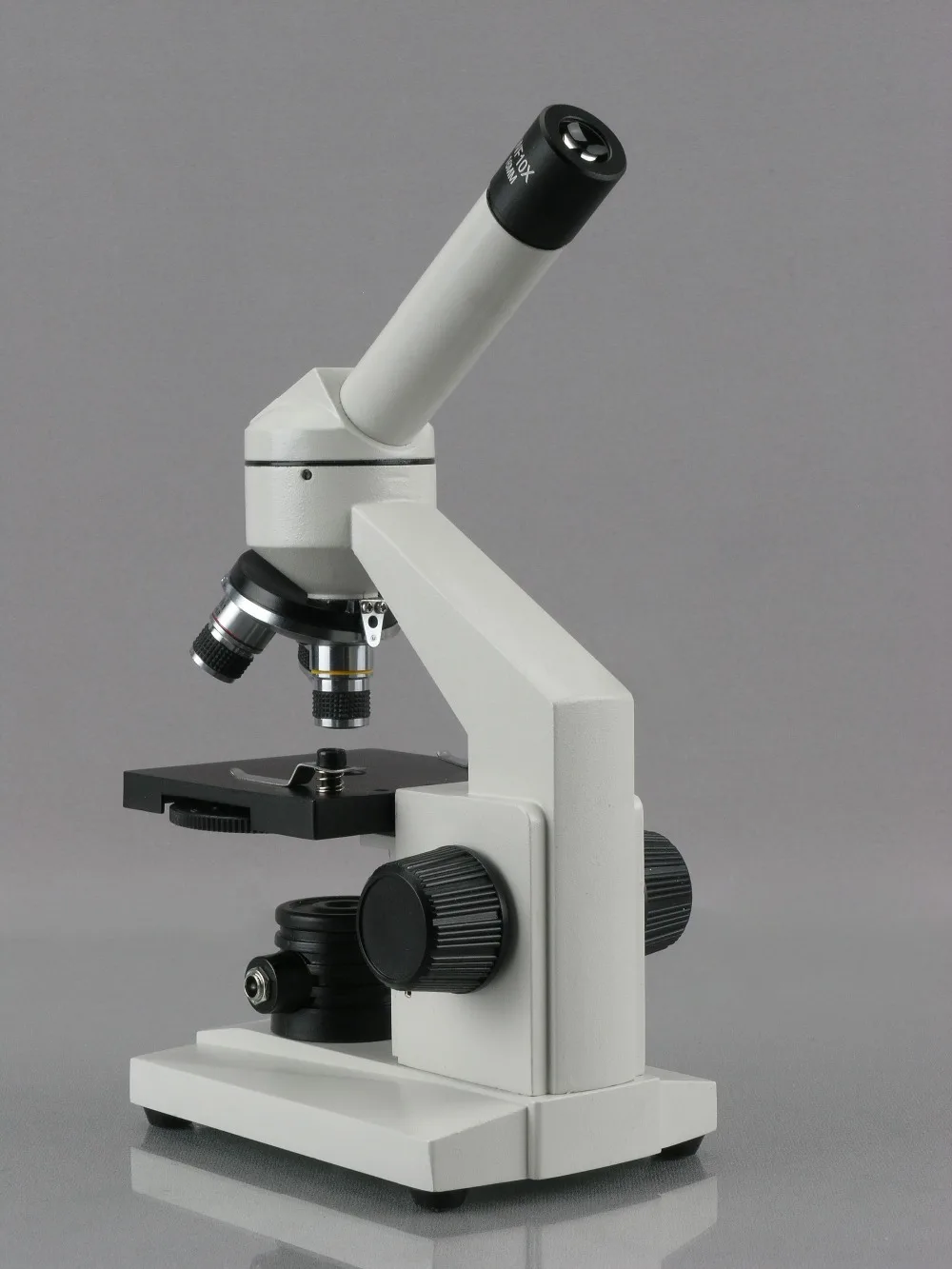 AmScope 40X-1000X биологический составной Микроскоп с подготовленными и пустыми