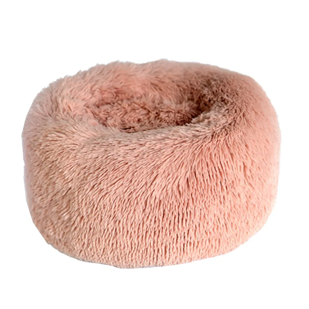 Плюшевый круглый собачий питомник для кошек матрас домашних животных товары
