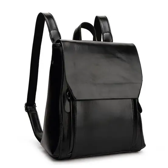 Женский кожаный рюкзак черный для девочек 2019|women leather backpack|fashion backpackleather backpack |