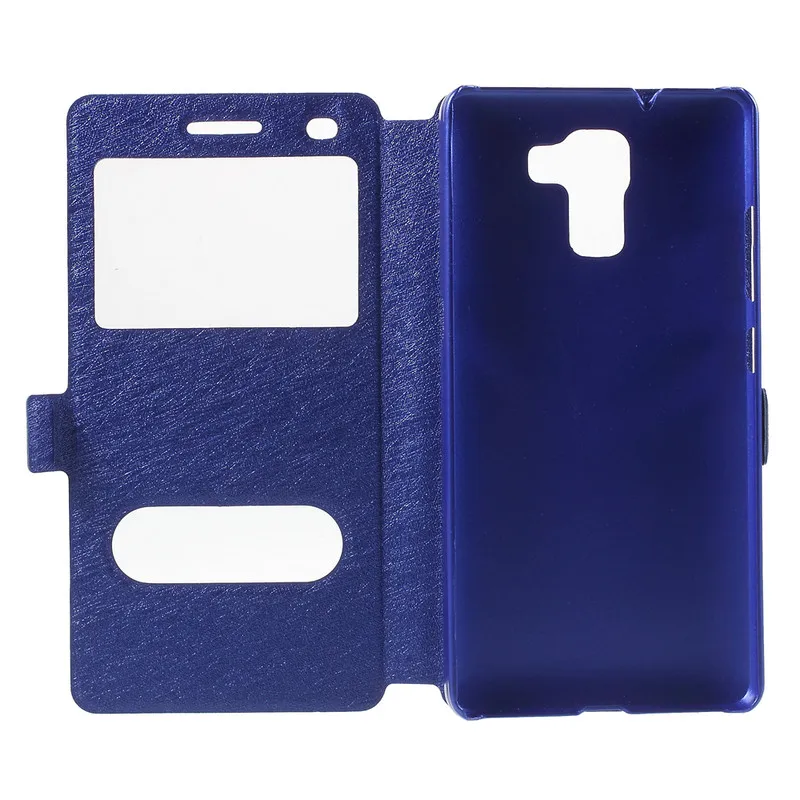 Чехол книжка ZEALLION для Huawei Honor 4A 4C 5A 5C 5X 6C 6X 7 8 V8 Y5II Y3II G8 из шелковой кожи с окошком и