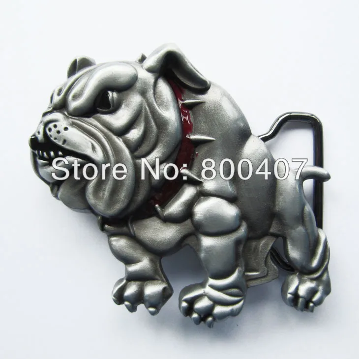 Розничная продажа пряжка для ремня в виде бульдога западном стиле бесплатная