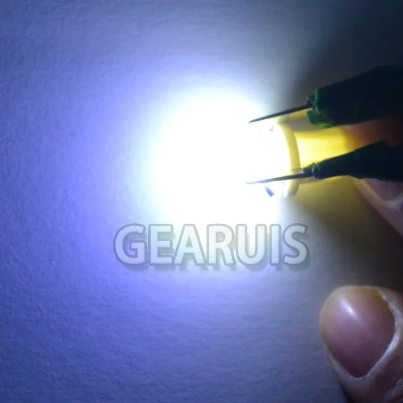 100 шт. Nova T5 B8.5D LEVOU B8.5 Redondo 3D Brilhante 1 светодиод 1SMD Автомобильные инструменты