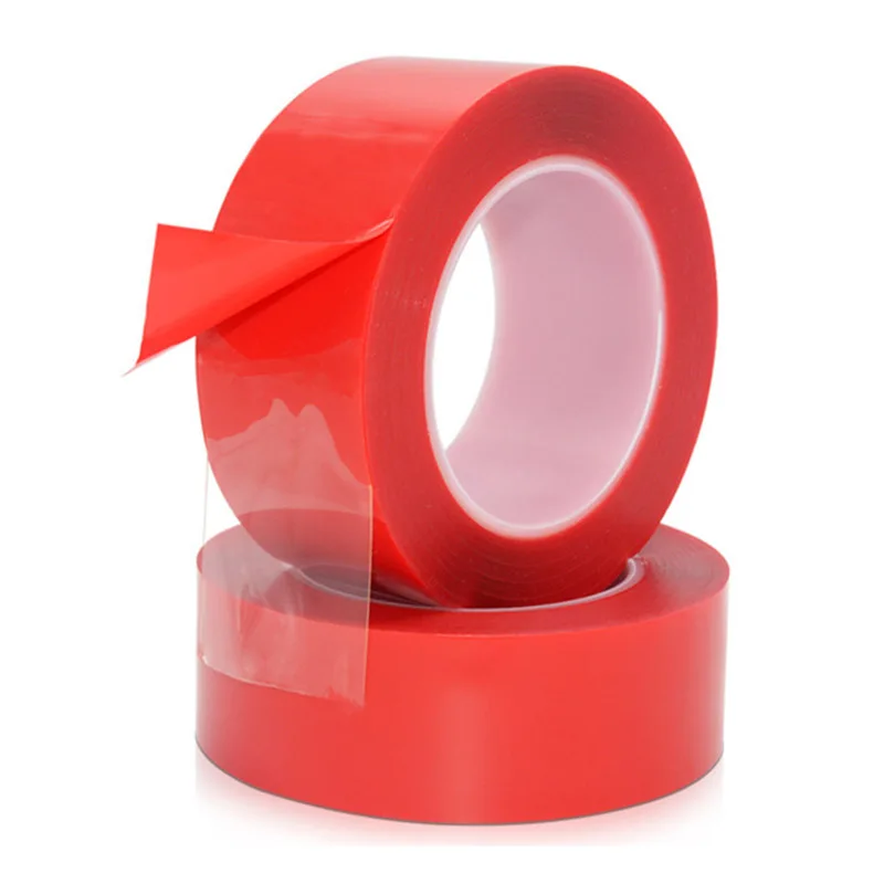 1 рулон 3 метра двусторонняя клейкая лента акриловая прозрачная наклейка без