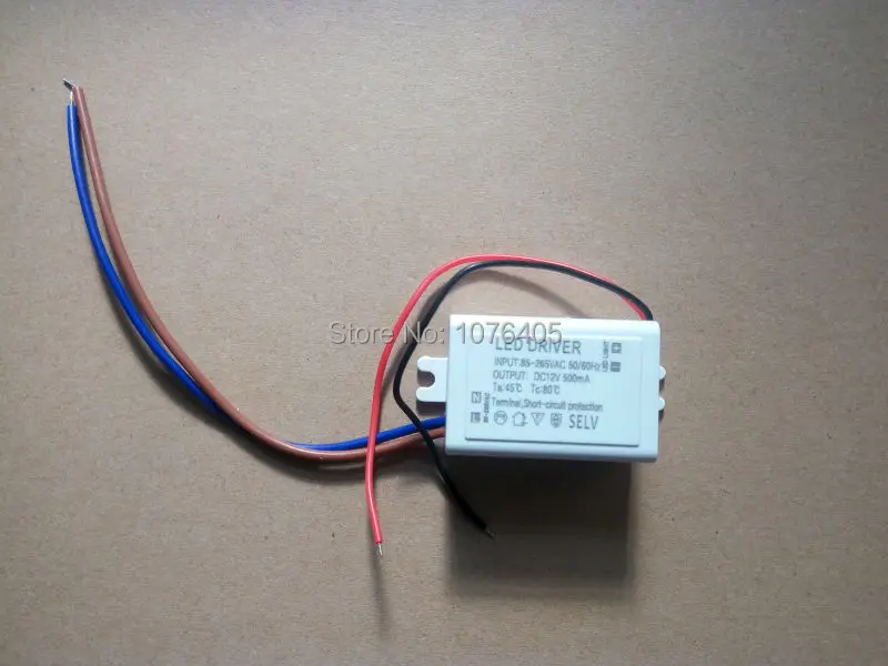 5 шт. DIY Mini LED источник питания AC/DC адаптеры 6 Вт 100 мА драйвер от 240 в до 12 В/розетка