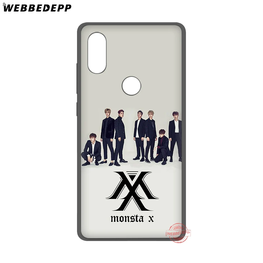 WEBBEDEPP Monsta X Band Soft Silicone Case for Xiaomi Mi 6 8 9 SE MAX 3 A1 A2 Lite F1 Cover | Мобильные телефоны и