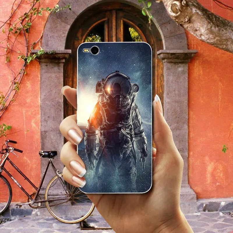 Soft Phone Case TPU Silicon for HTC Desire 530 630 626 628 816 820 One A9 E9 M7 M8 M9 M10 Plus U11 Bags Sci Fi Astronaut | Мобильные