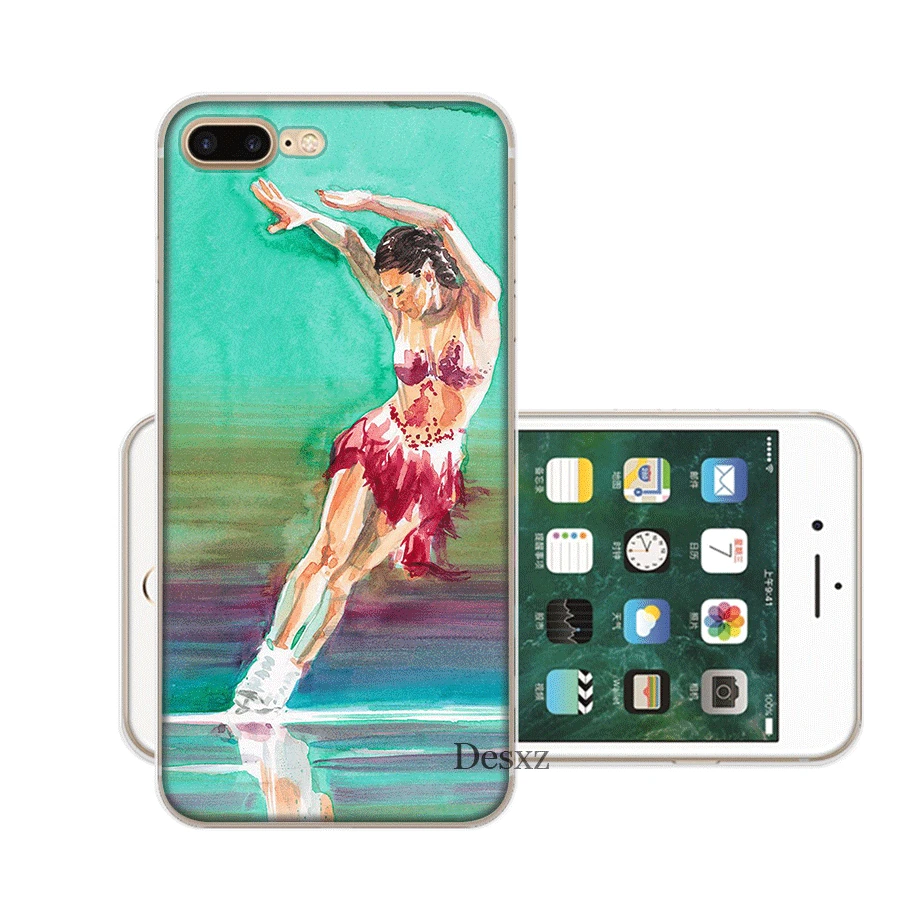Чехол для телефона с фигурным катанием iPhone 11 Pro 5 5S SE 6 6s 7 8 Plus X XS XR Max | Мобильные