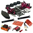 Комплект шасси для дрифта Leopard 60A ESC 4730KV Motor DS3218MG Servo Для 110 SAKURA D4 AWD RWD