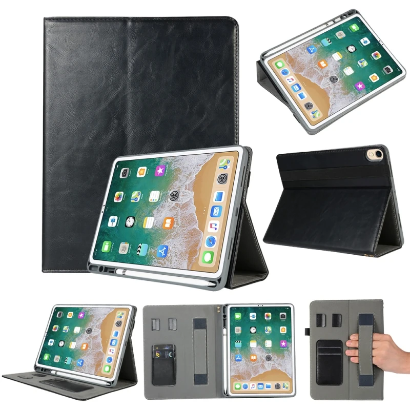 HAWEEL натуральная кожа Защитный Чехол для iPad Pro Macbook 11 дюймов (2018) подставка ручки от