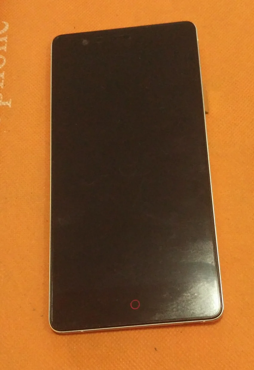 

Used 100% Original LCD Display +Digitizer Touch Screen+ Frame for ZTE Nubia Z7 NX506J 5.5 inch free shipping