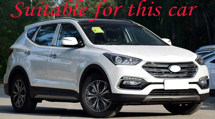 4 шт. пластиковые наружные дефлекторы для Hyundai Santa Fe IX45 2017 2018 | Автомобили и
