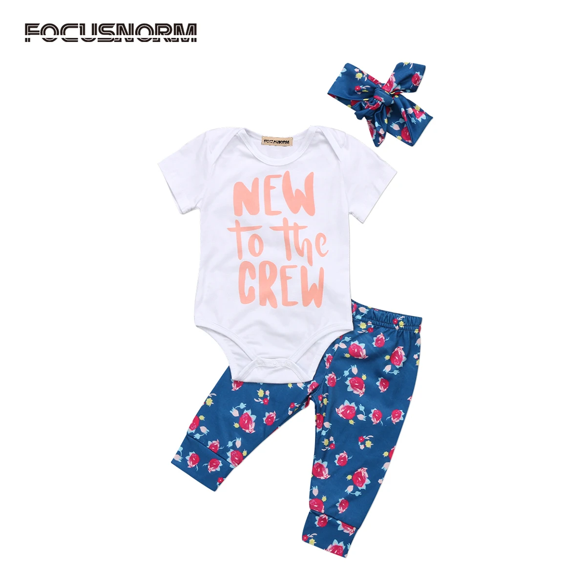 Комбинезон ромпер комбинезон из 3 предметов длинные штаны с цветочным рисунком