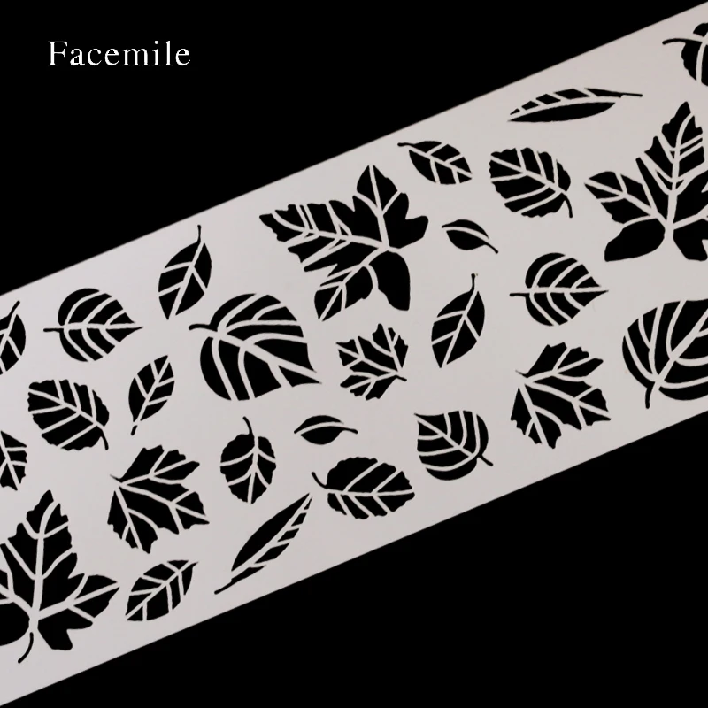 1 шт. листья помадка торт трафаретная форма границы кружева декор глазурь