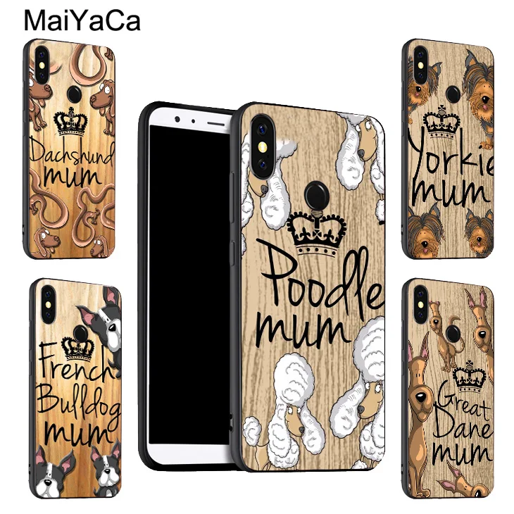 Чехол для телефона MaiYaCa с надписью mum dog POCO X3 F2 Pro F1 чехол Red mi Note 9 8 T 7 9S 9C Mi 10 Lite A3