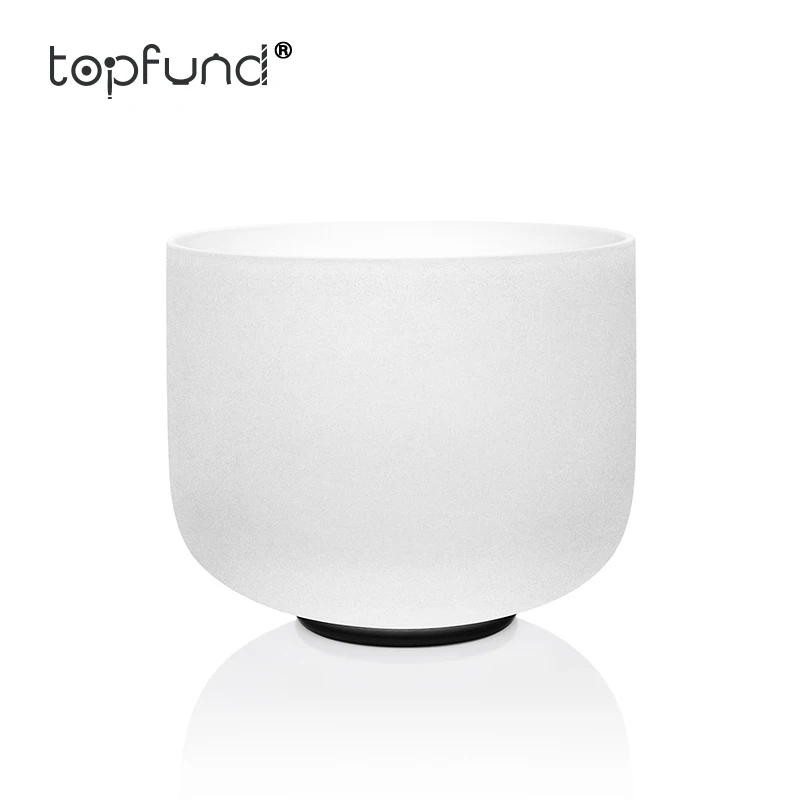 

TOPFUND чакра Матовый Кварцевый Поющий чаша 8 дюймов