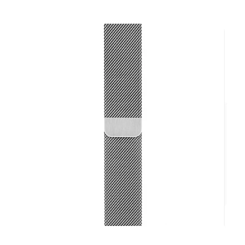 Миланский ремешок для Apple Watch Band Series 4 3 2 1 44 мм 40 мм Iwatch 42 мм 38 мм браслет из нержавеющей стали - Цвет ремешка: Silver