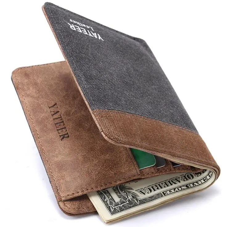 

FGJLLOGJGSO Male Coin Bag zipper men wallet small money purses Wallets New Design Top Men Thin Wallet Matte Small Dollar Price