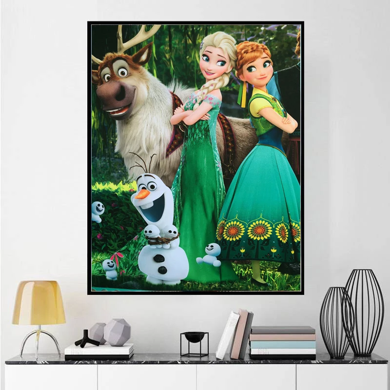 5D DIY Алмазная картина Снежная зеленая королева 3D вышивка крестиком мозаичный бисер настенные наклейки домашний декор