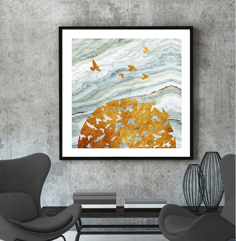(No Framed) Modern abstract series Custom Canvas Print On Printing Wall Pictures Home Decoration 12YM-198 | Дом и сад