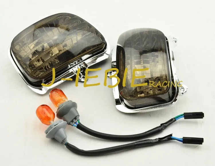 

Smoke Front Turn Signal Lights Lens Shell For Honda Goldwing GL1800 2001-2014
