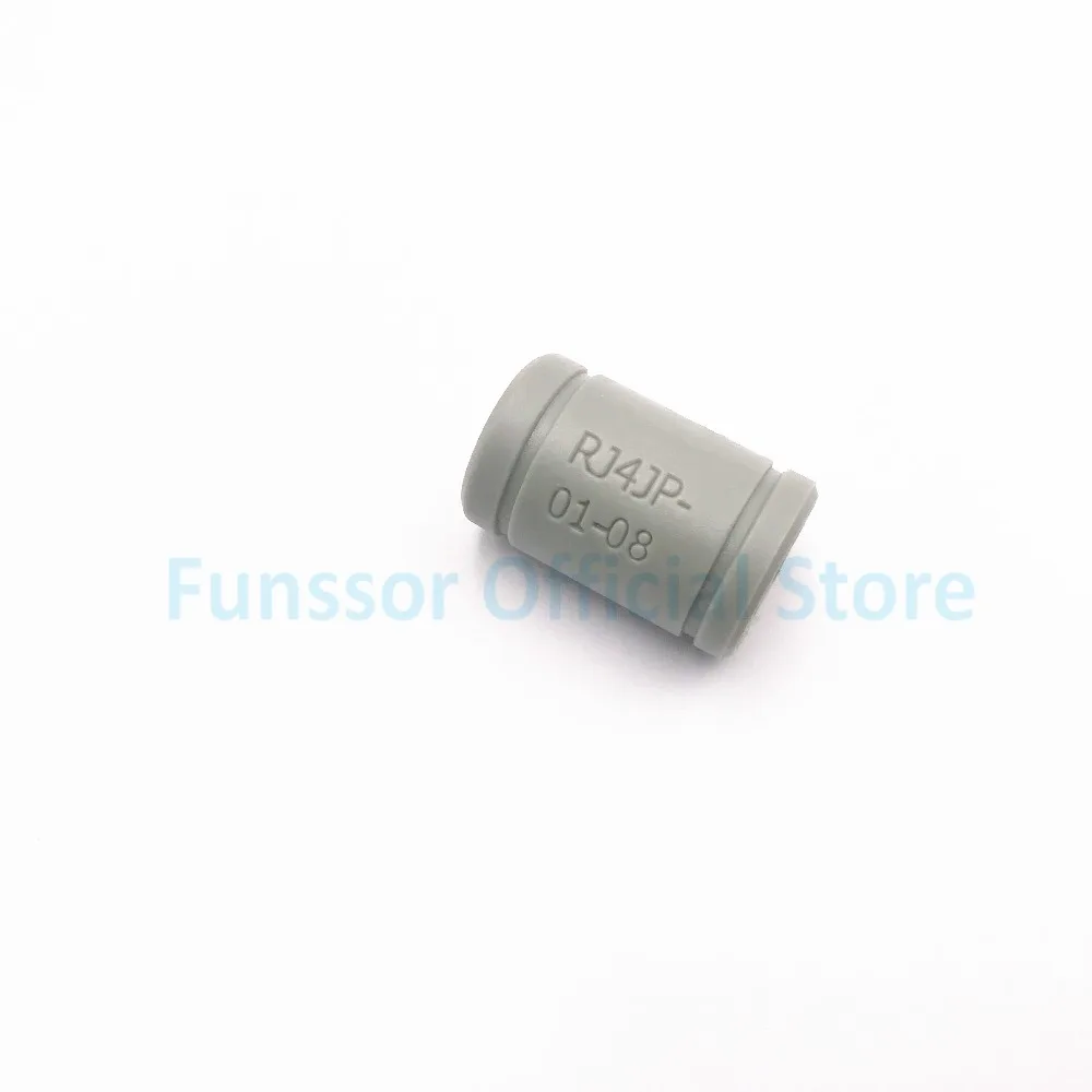 Funssor 12 шт. пластиковый LM8UU 8 мм линейный шариковый подшипник для DIY 3D принтера и