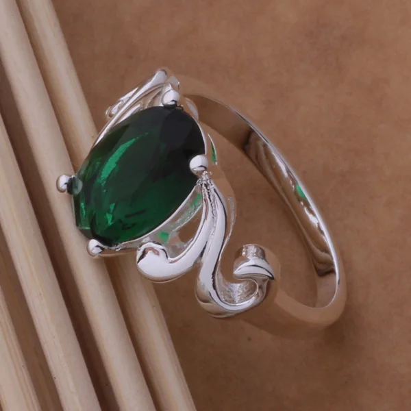 AR350 оптовая продажа Бесплатная доставка бижутерия серебряное кольцо размером 8 #