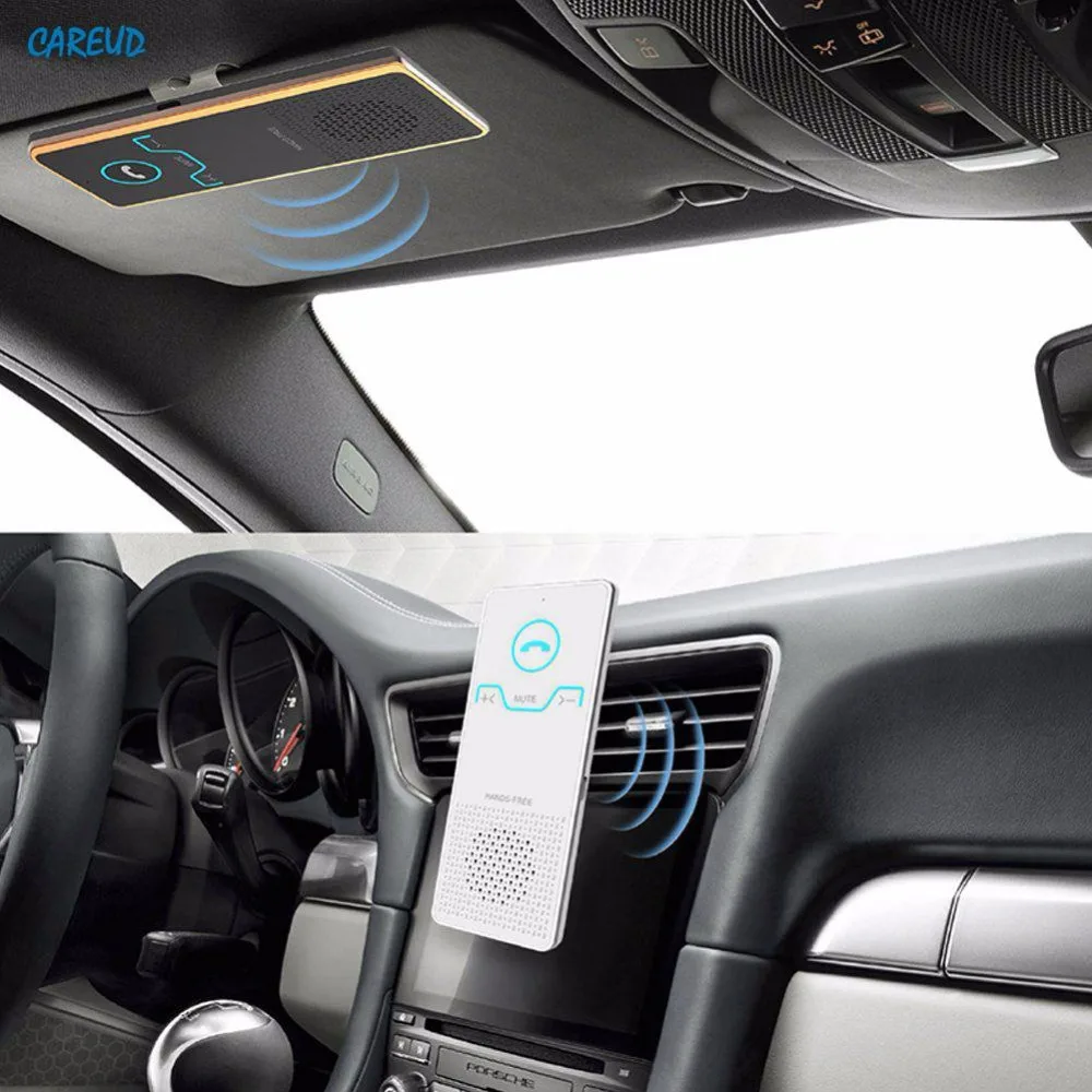 4 шт./компл. беспроводной громкой связи Bluetooth автомобильный комплект автомобильный козырек Bluetooth громкой связи телефон номер вызова Bluetooth музыкальный плеер