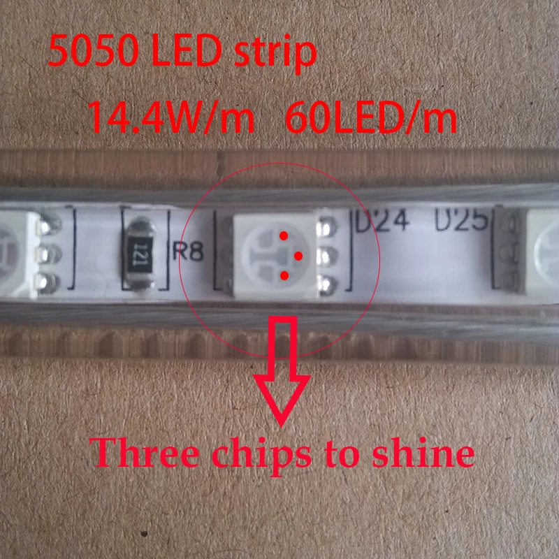 (1м Красный + 1м Синий) Светодиодная полоса света для роста растений 28.8Вт/лот 220В Обеспечивает солнце для сеянцев, цветов и овощей в палатке и аквариуме.