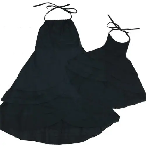 2020 женское летнее платье платья для мамы и дочки пляжная одежда девочек семейные