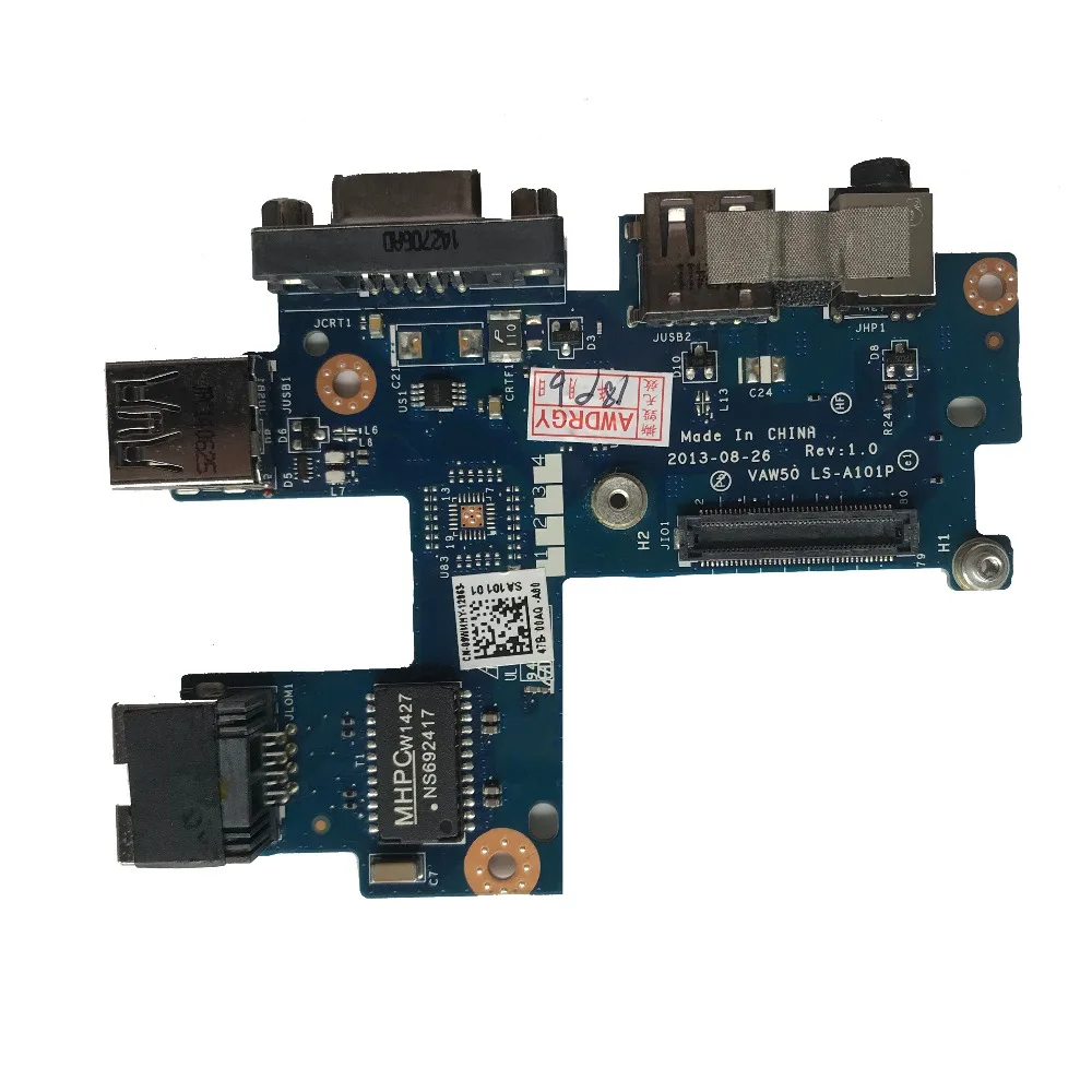 SZWXZY отличный оригинальный для DELL E5540 USB аудио Lan Порты и разъёмы платы 9WMHY 09WMHY LS