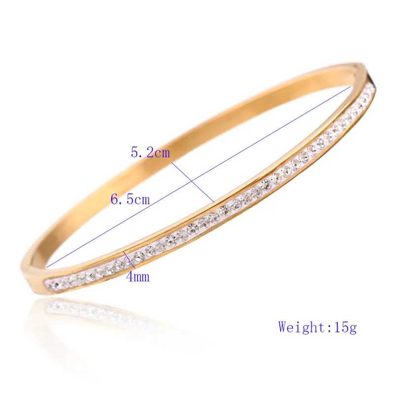 Новинка модный брендовый женский открывающийся браслет из нержавеющей стали с