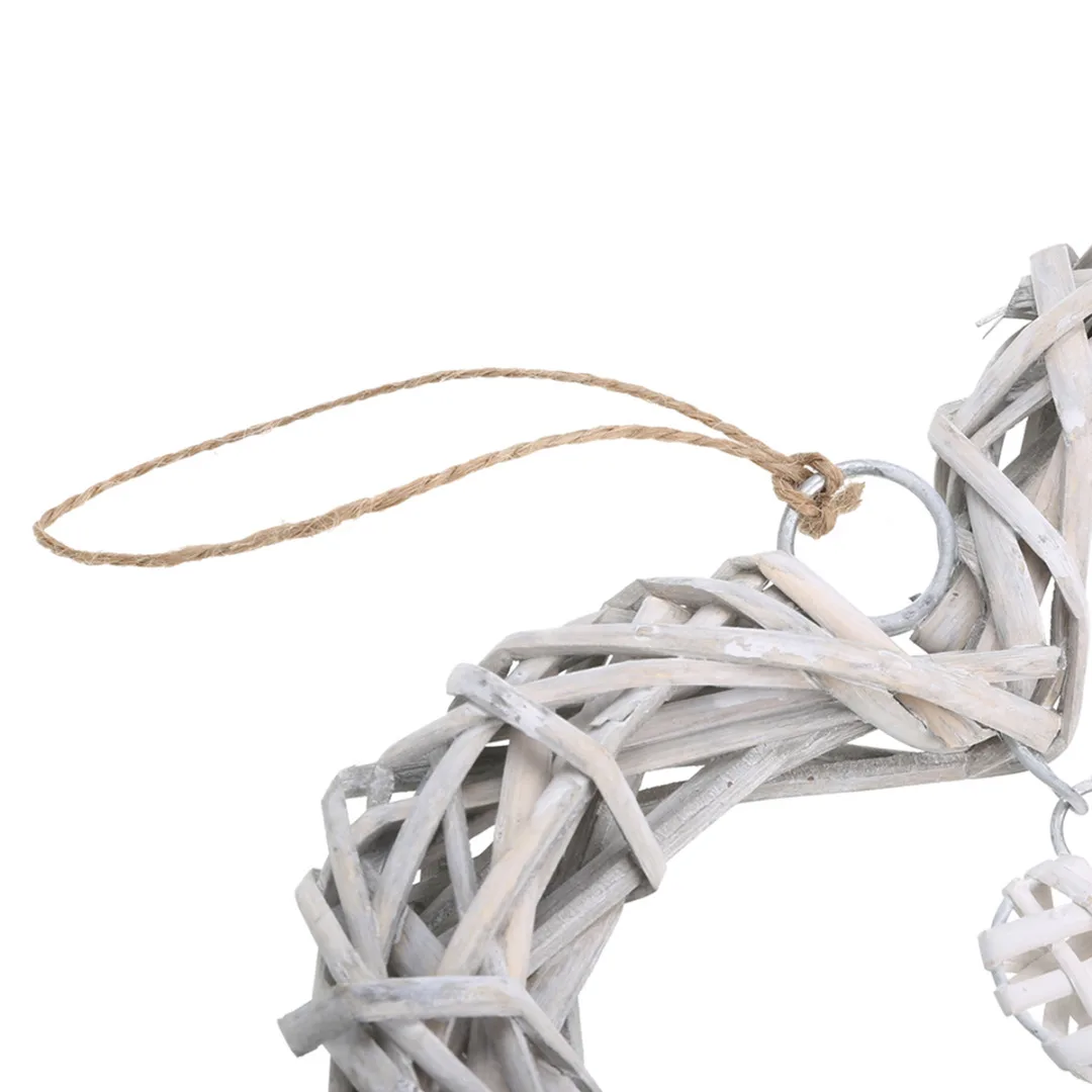 Mayitr Плетеный венок висящий в сером и белом цвете ротанговый Sepak Takraw свадебные