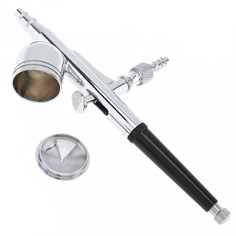 

0.3MM Gravity Feed Pneumatic Dual Action Airbrush Paint Spray Gun Pen with Wrench and Dropper for Nail Art Craft Cake Air brush