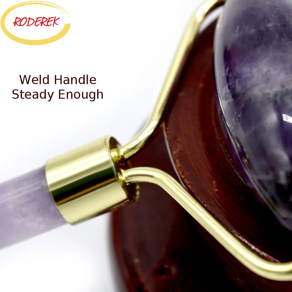 Двойная головка кварцевый ролик лицо нефрит для массажа камень массаж подтяжка