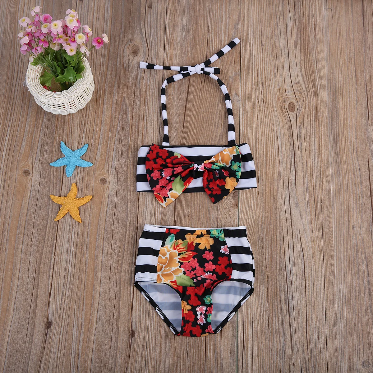 2017 Monther&ampDaughter Womens&ampBaby Girls One-piece Suits Family Match Bikinis Swimwear Swimsuit Women&amp1-6Y Beachwear Belt | Спорт и