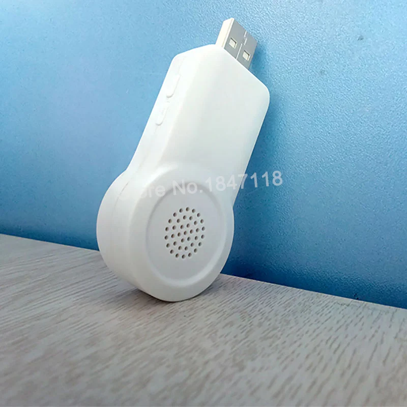 Новейший безбатарейный мини USB беспроводной дверной звонок Водонепроницаемый 433 МГц Электронные дверные звонки 220 В с 1 Кнопкой+ 1 приемником