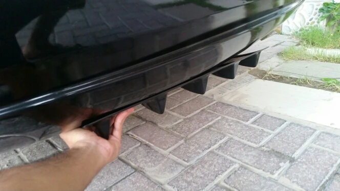 Автомобильный задний бампер для губ плавник воздуха ABS Акула Ford Focus MK2 MK3 MK4 kuga Escape