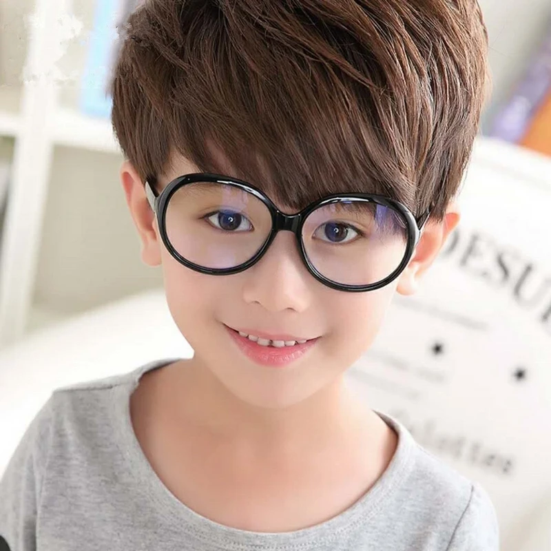 MAXMESSY Children Spectacle Frames Boys Girls Student Plain Optical Glasses Blue Light Blocking Flexible Eyeglasses F003 | Аксессуары