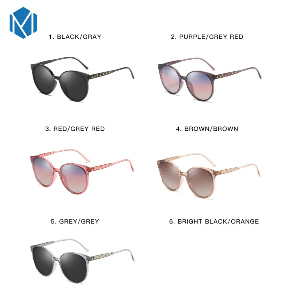 MISM модные мужские и женские круглые защитные очки солнцезащитные винтажные