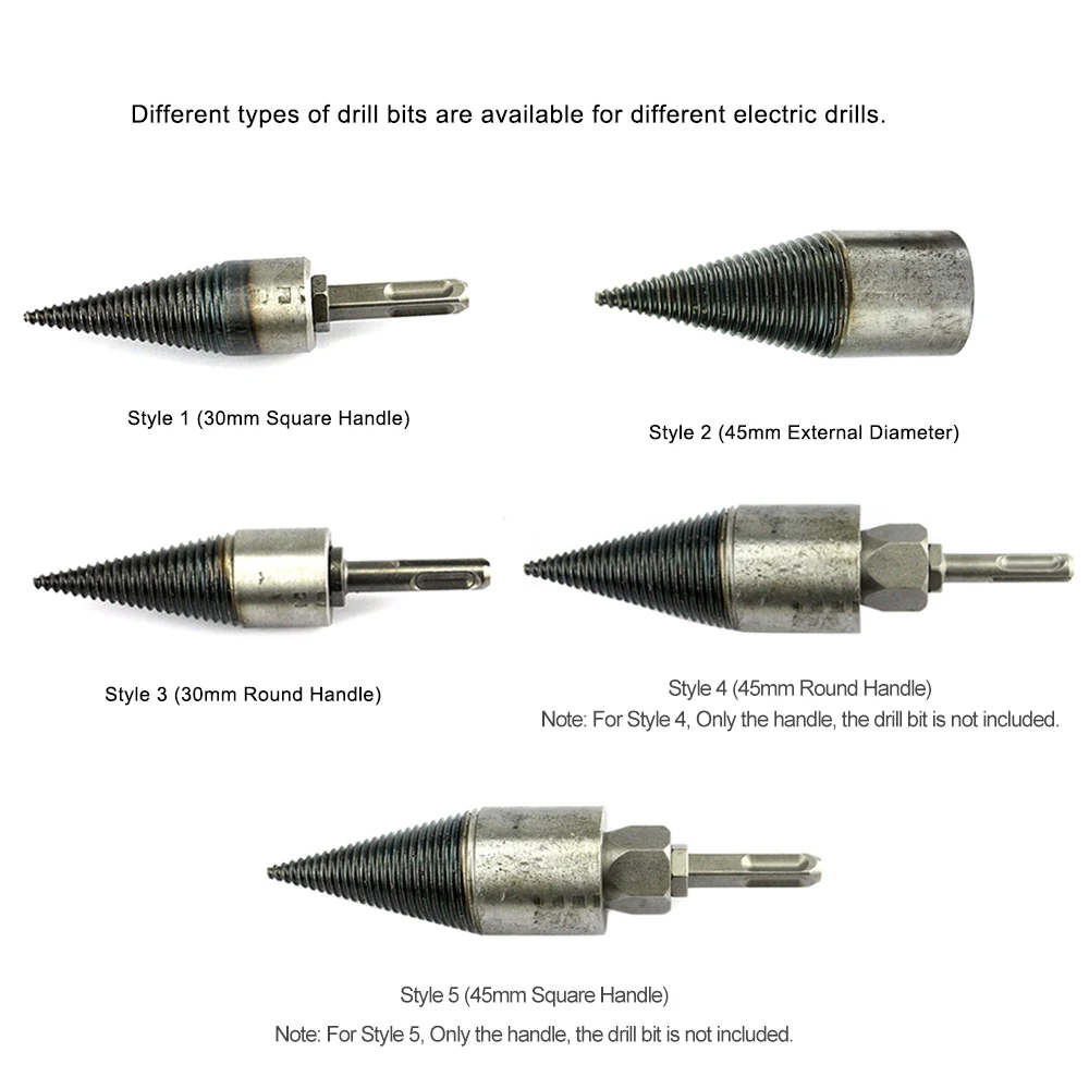 Сверла для древесины сверла конусы разделения сплиттер винтовое сверление