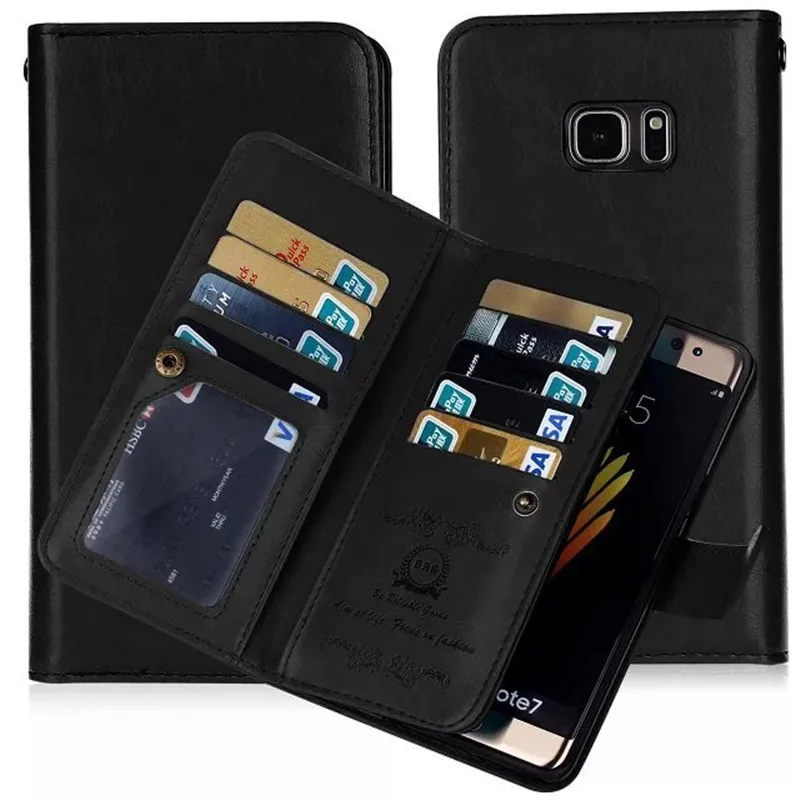 Чехол книжка из искусственной кожи для Samsung Galaxy S10 S9 S8 Plus S7 S20 Note 20|case for samsung galaxy|case