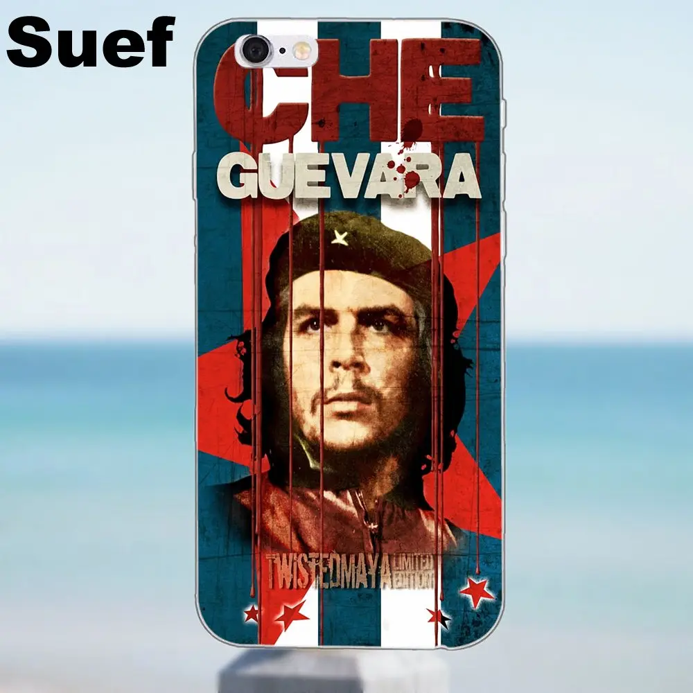 as picture Суэф Че Гевары Cigare для iPhone X 4 4S 5 5S 5C SE 6 6S 7 8 плюс samsung Galaxy A3 A5 J1 J3 J5 J7 мягкий Quinn телефон - Цвет: as picture